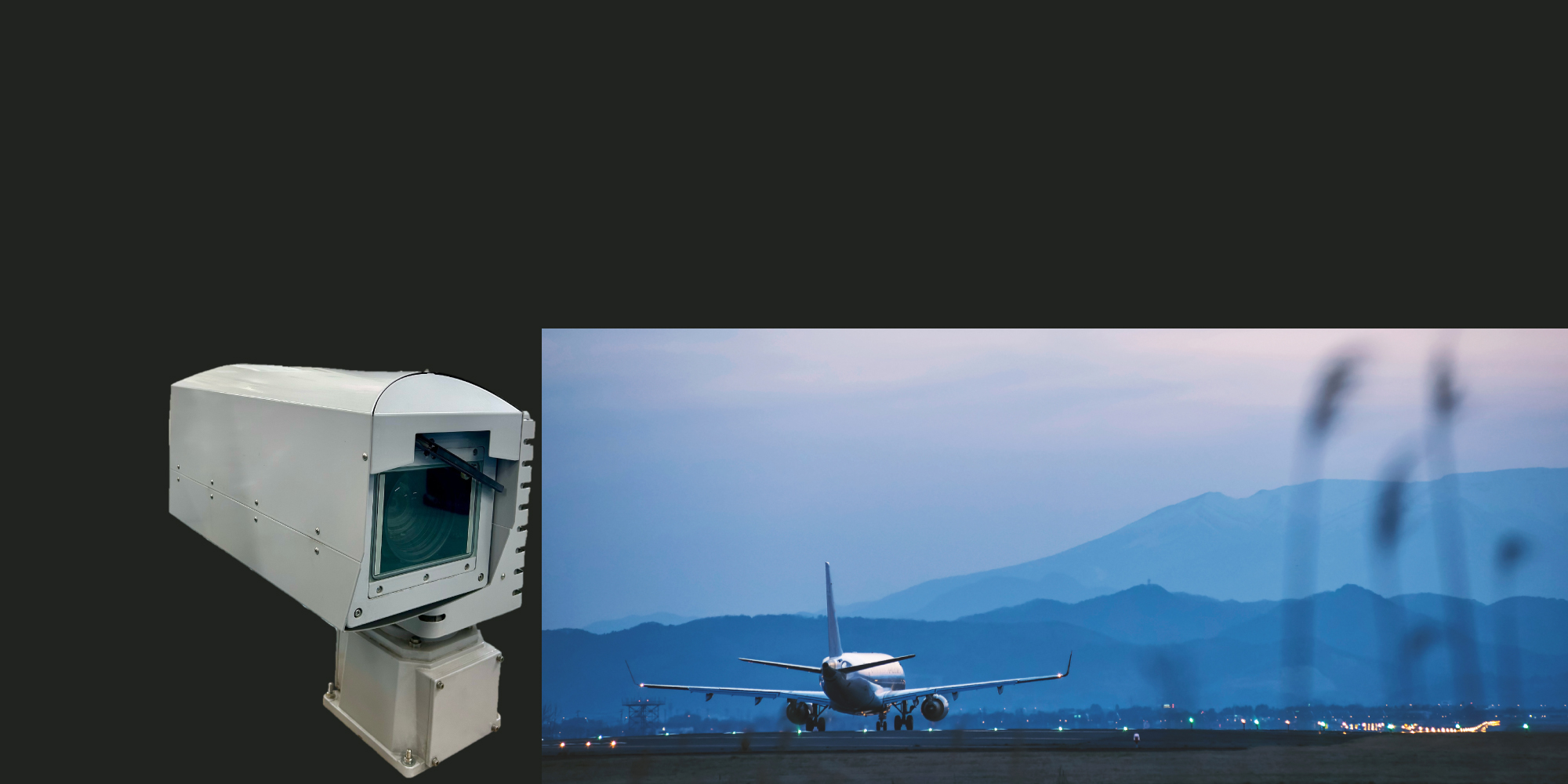 屋外旋回監視カメラ