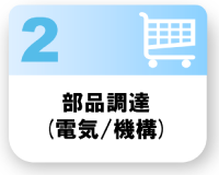 部品調達（電気部品、機構部品）